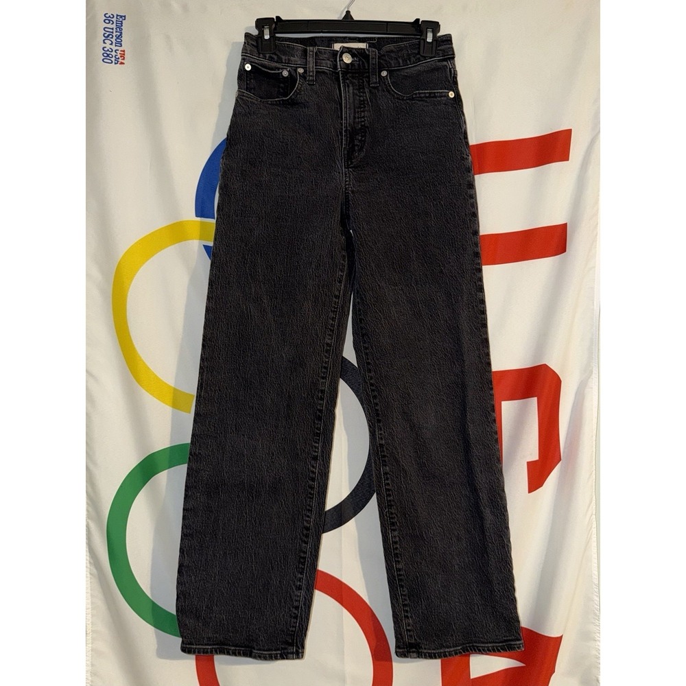 Madewell Perfect Vintage Wide Leg Jeans Womens 25 High Rise